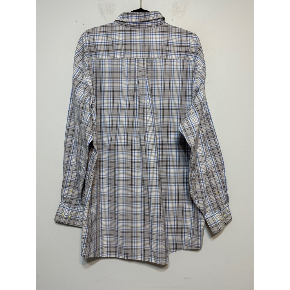 Jos. A. Bank Old Money Button Down Shirt Mens Size XL Dark Academia Preppy Plaid - Picture 5 of 10